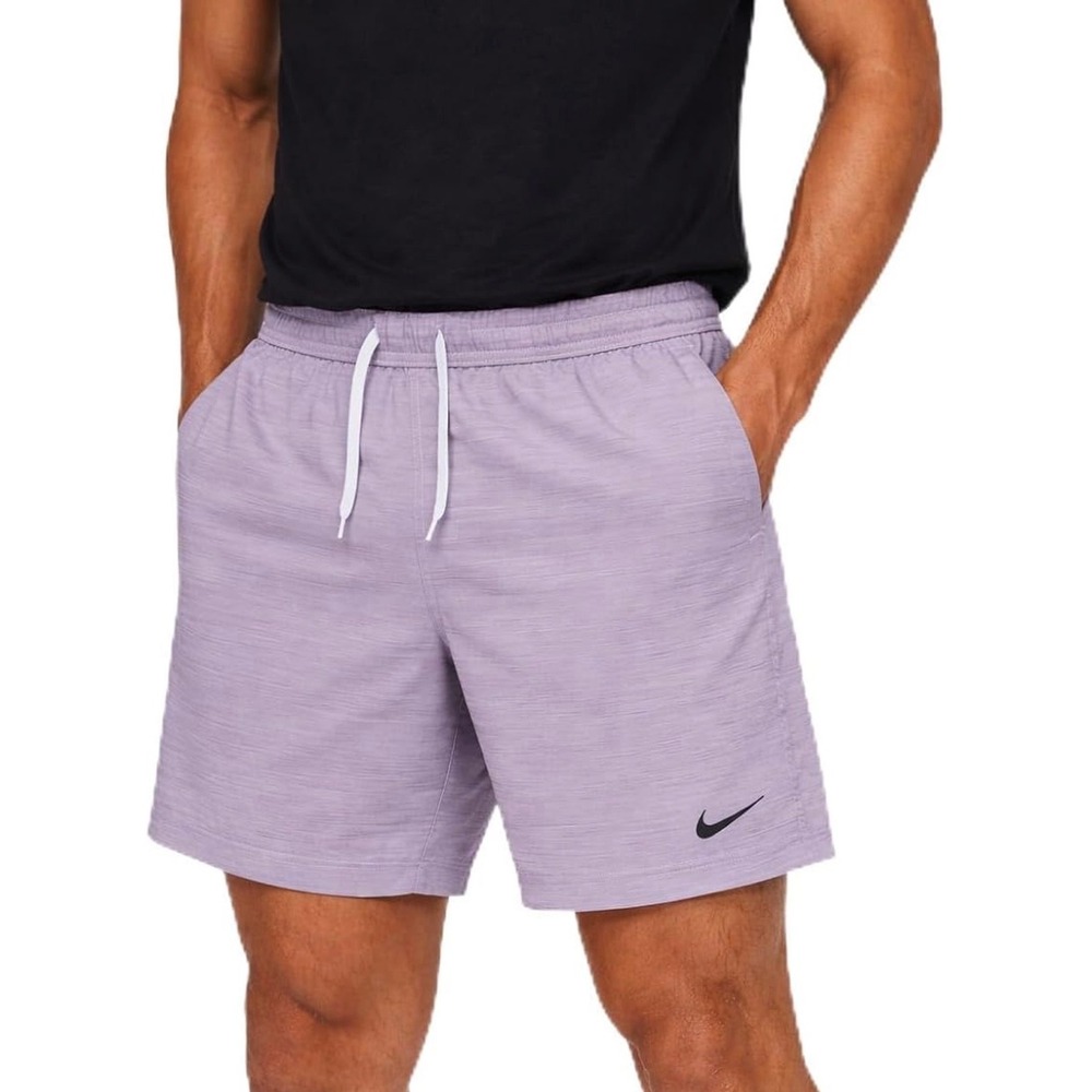 Nike Form 7" Mens Training Shorts XL Purple Dri-FIT Running Yoga HJ3157-003 NEW